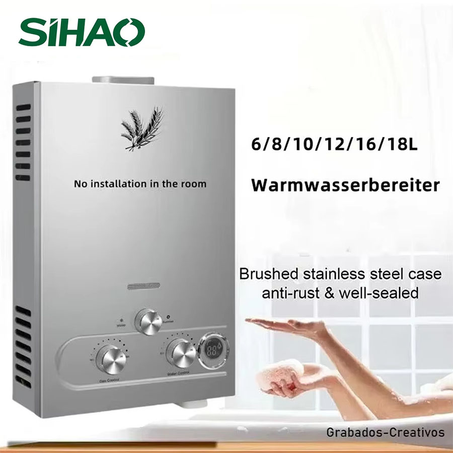 Home Cooking Gas - Scaldabagno a Gas GPL 6L 8L
