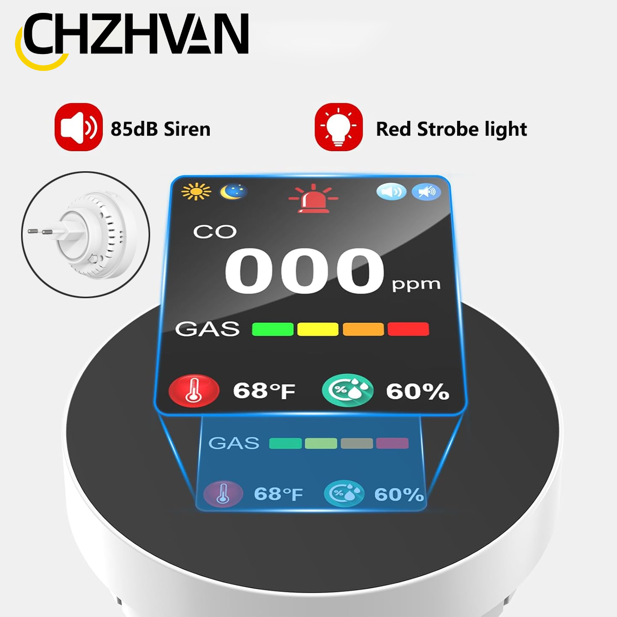 Home Cooking Gas - CHZHVAN Rilevatore di monossido di carbonio
